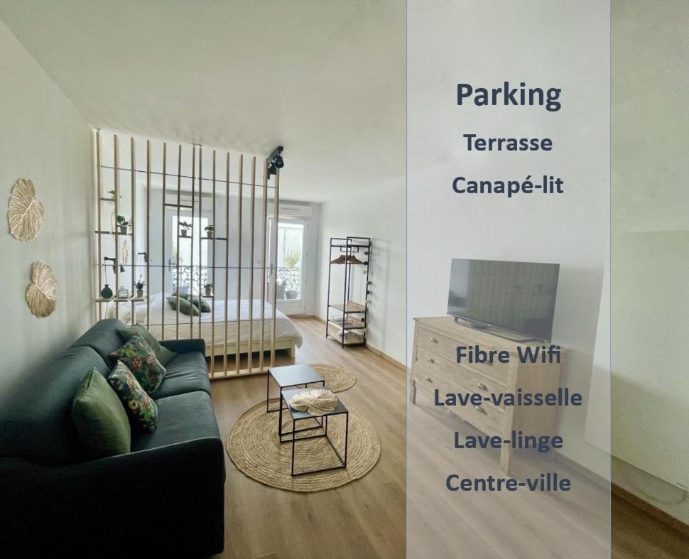 Alp Chartres - Grand Studio Avec Terrasse Et Parking Экстерьер фото